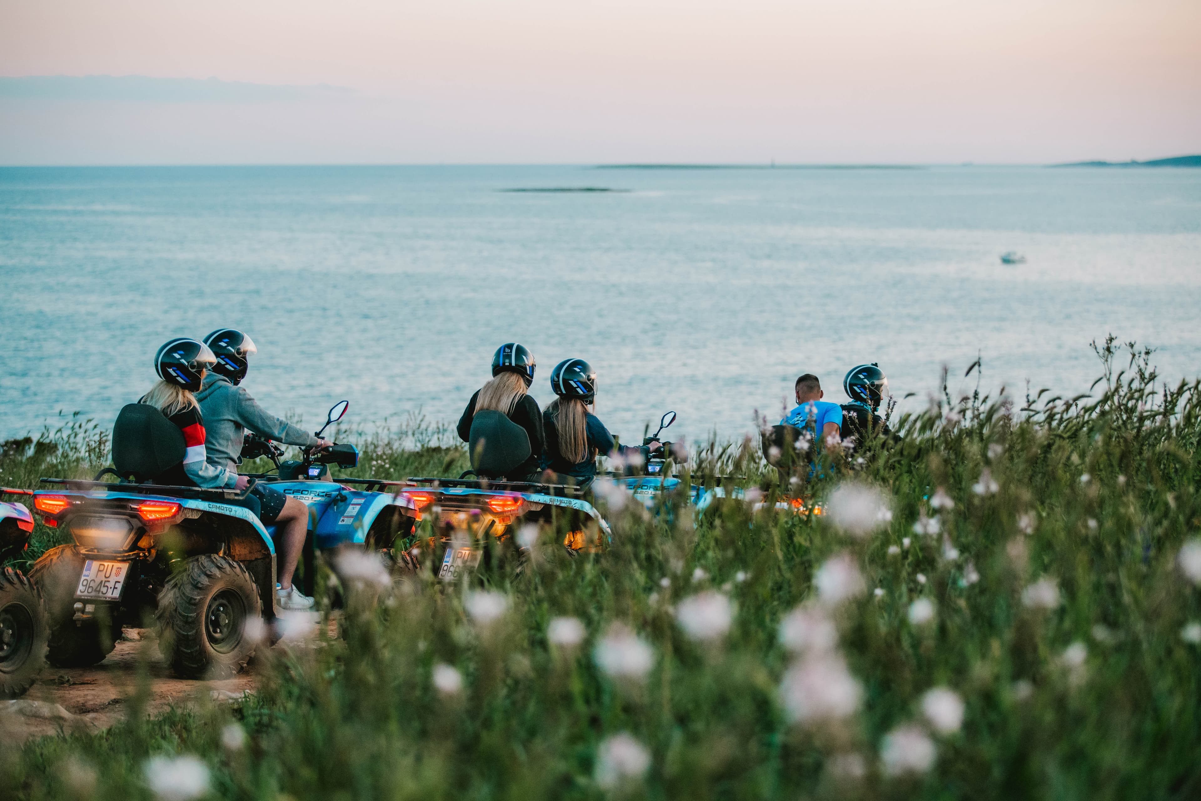 Thrill of riding an ATV in Istrian nature