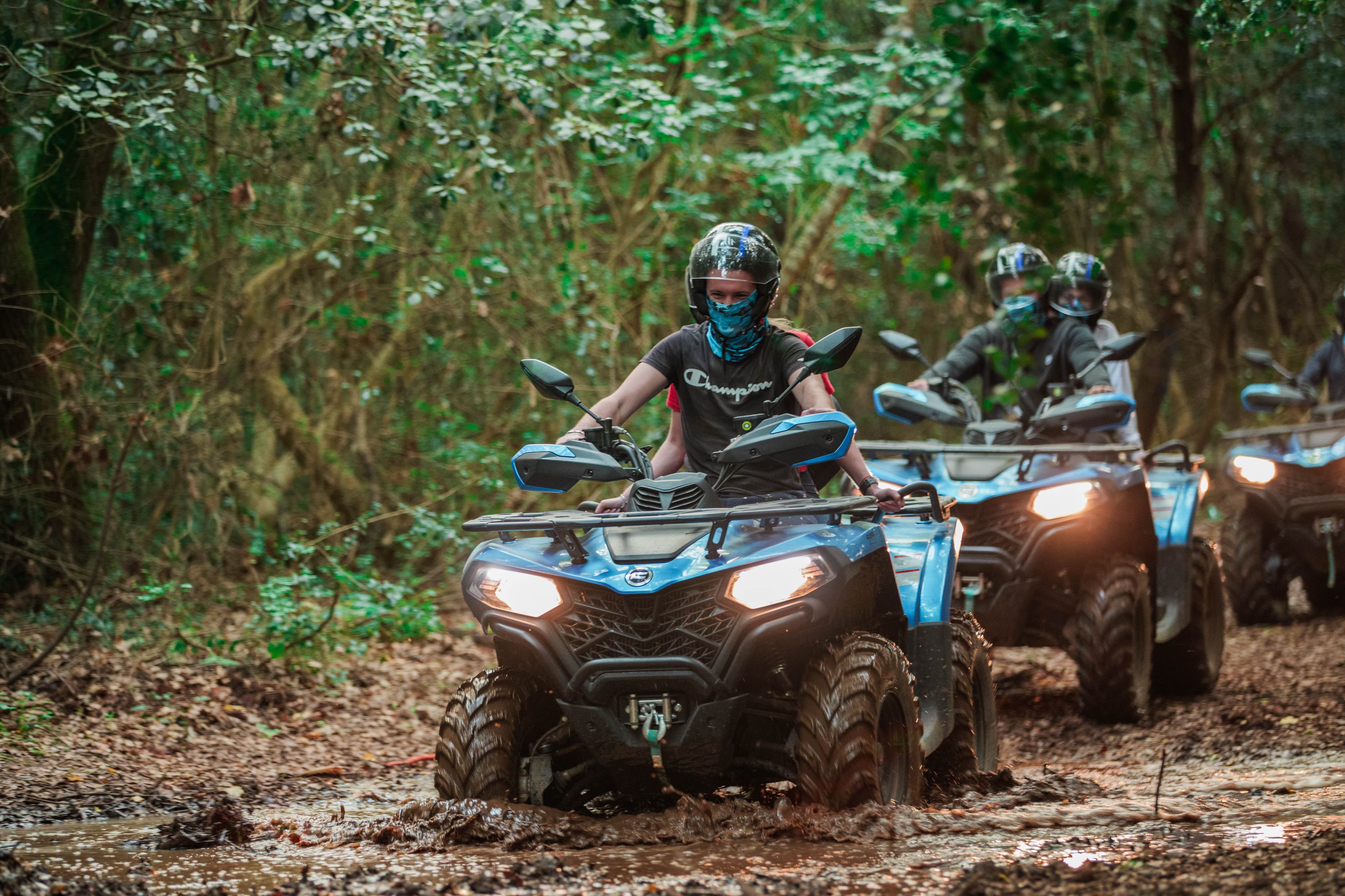 Scenic coastal views during an ATV adventure