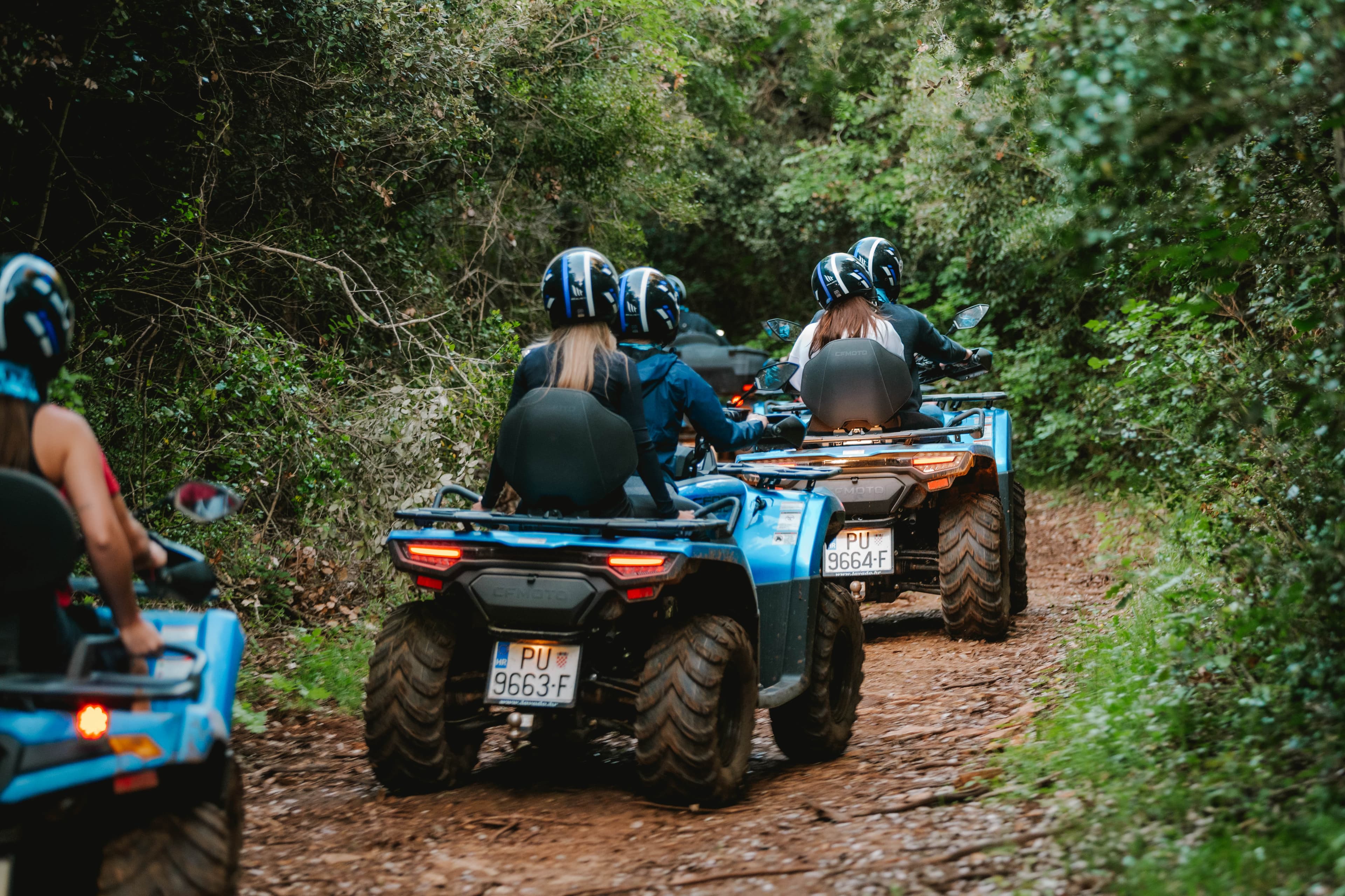 ATV ride through diverse Istrian terrain