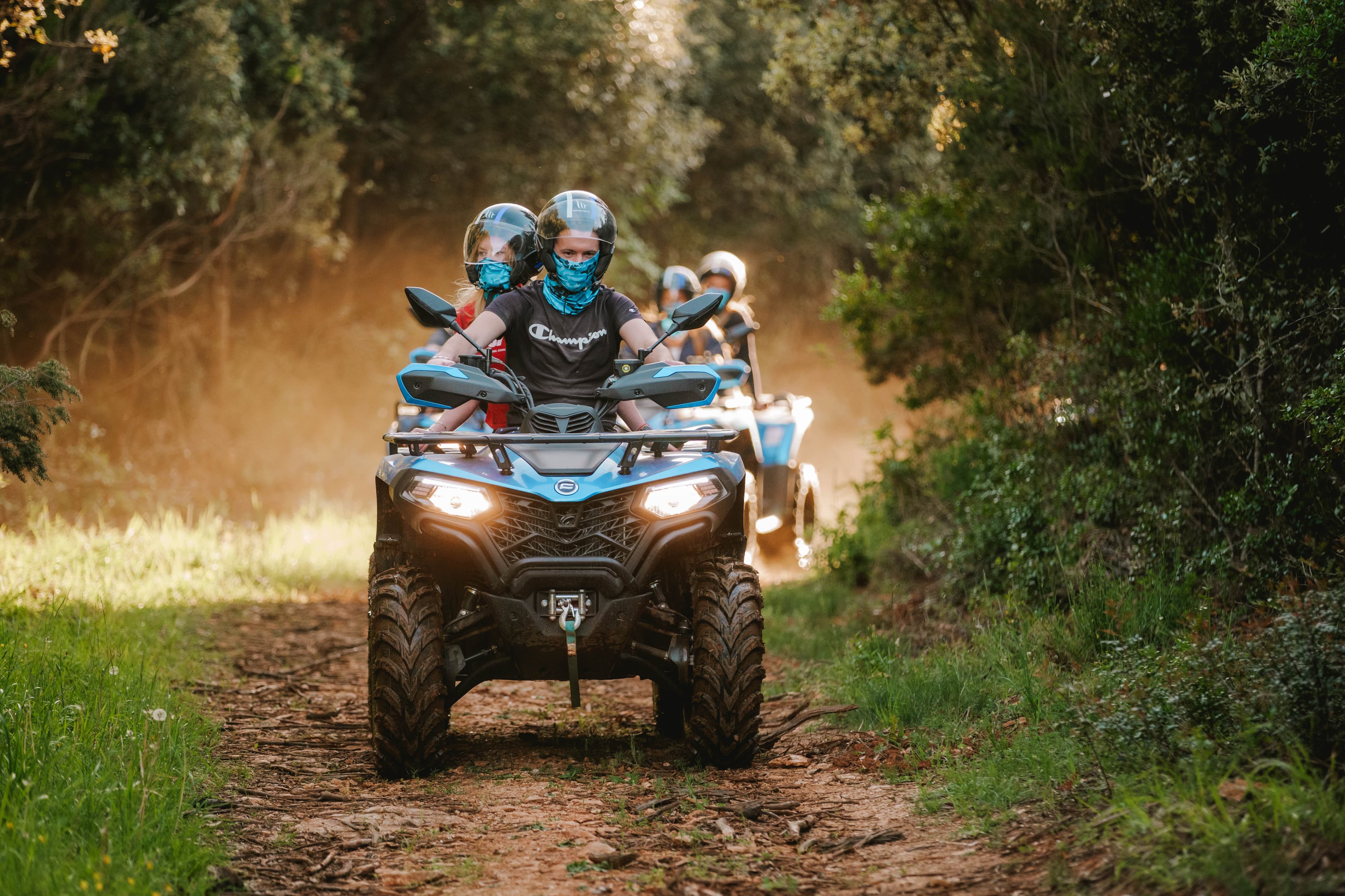 Off-road exploration on a quad bike tour