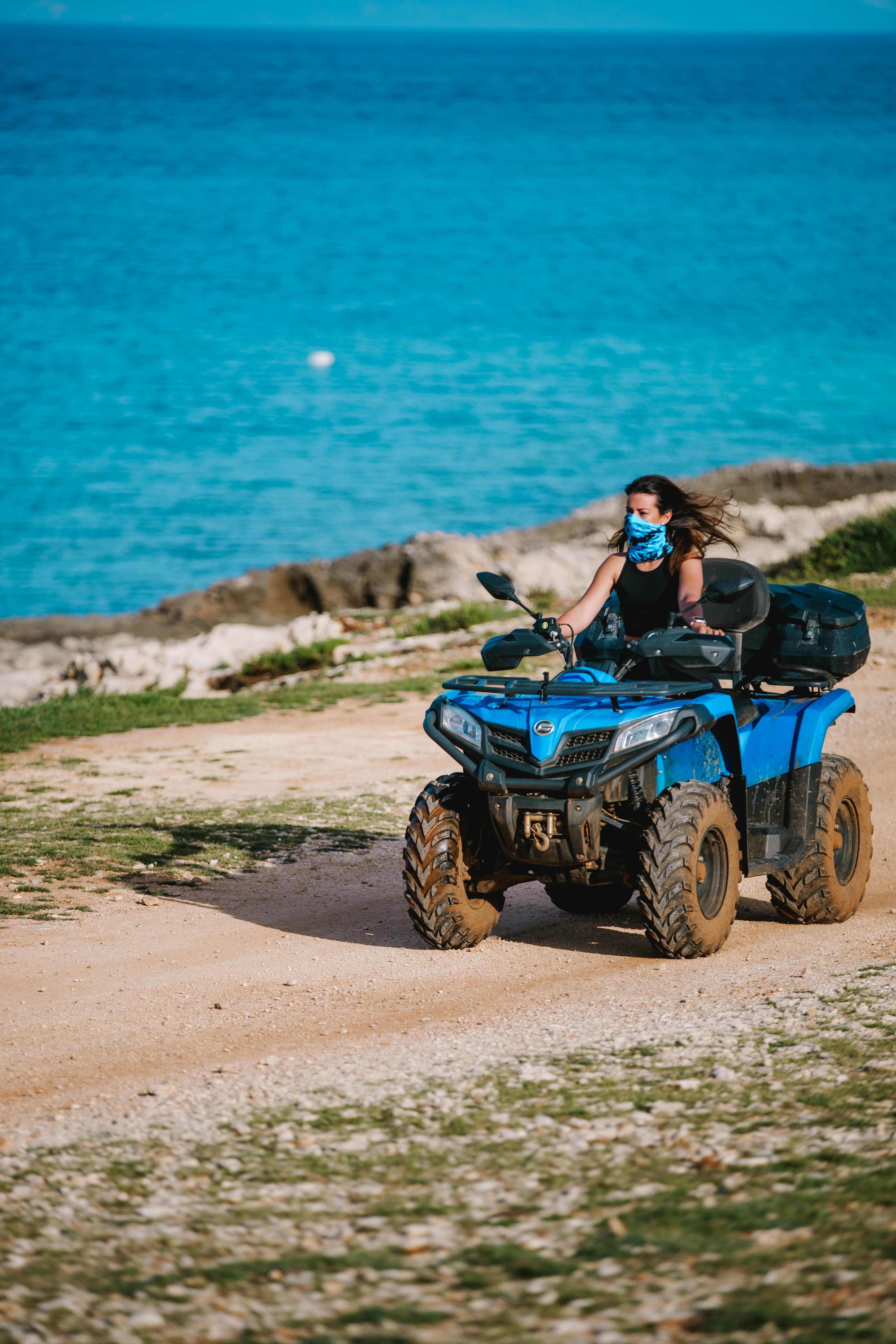 ATV ride with scenic coastal views