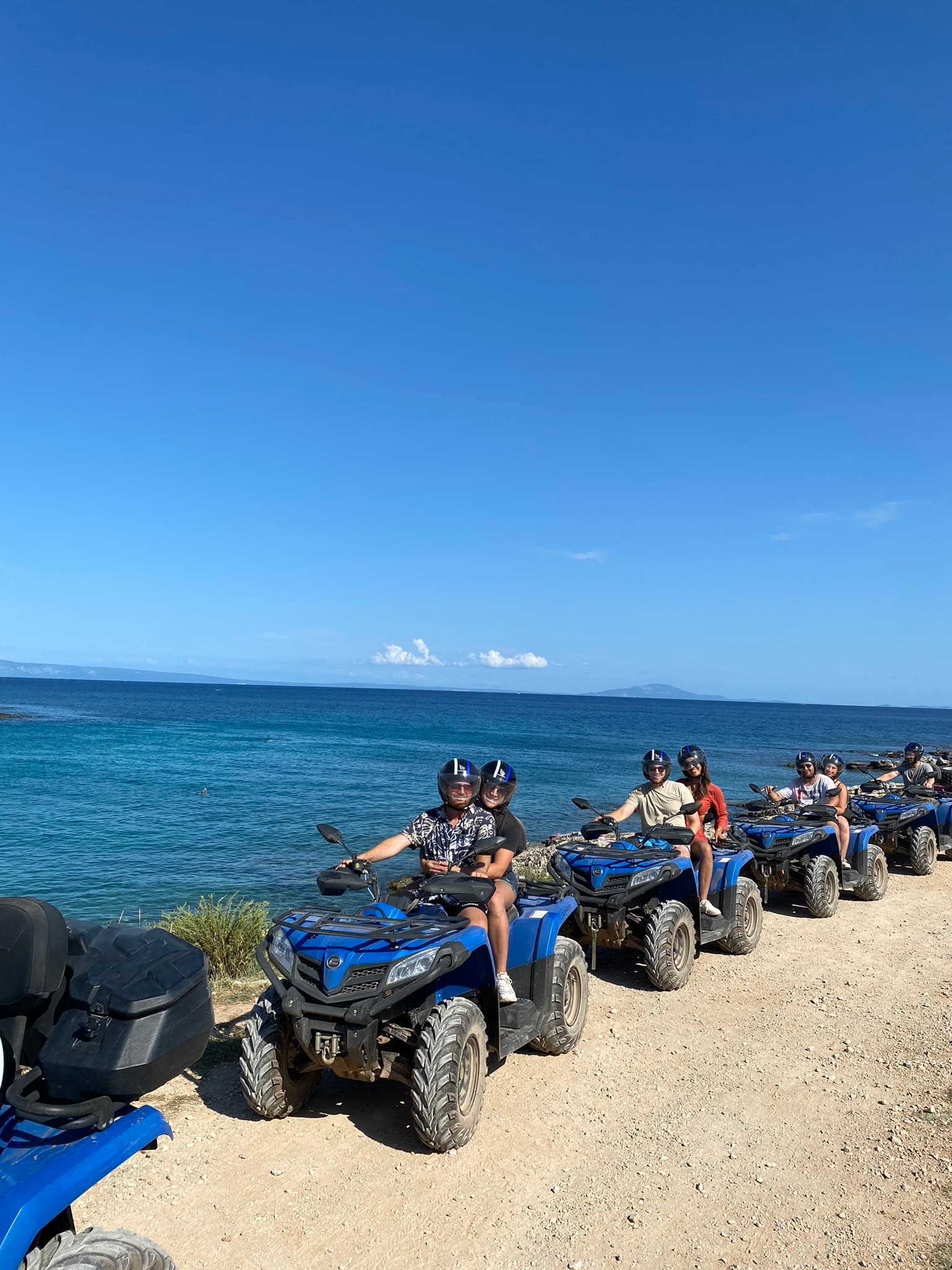 Seaside quad biking adventure in Croatia